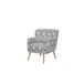 Beliani Sillón TUMBA Beliani Sillón TUMBA Gris Oscuro