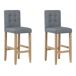 Beliani Silla de bar MADISON Beliani Silla de bar MADISON Gris