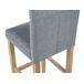 Beliani Silla de bar MADISON Beliani Silla de bar MADISON Gris