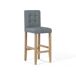 Beliani Silla de bar MADISON Beliani Silla de bar MADISON Gris