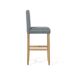 Beliani Silla de bar MADISON Beliani Silla de bar MADISON Gris