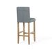 Beliani Silla de bar MADISON Beliani Silla de bar MADISON Gris