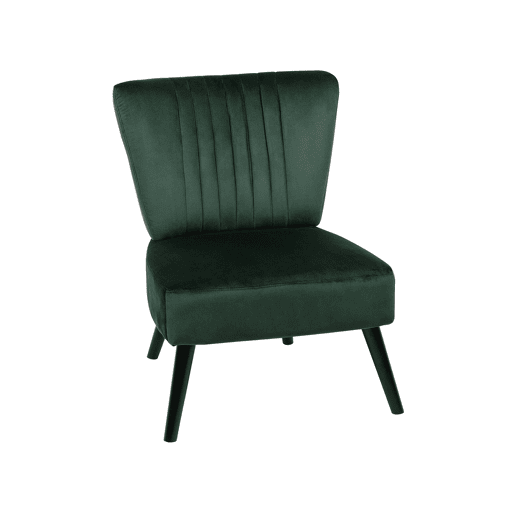 Poltrona VAASA Veludo Verde esmeralda