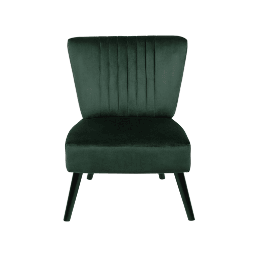 Poltrona VAASA Veludo Verde esmeralda