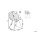 Beliani Silla de comedor AURORA Beliani Silla de comedor AURORA Dorado