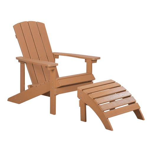 Cadeira de jardim ADIRONDACK Castanho