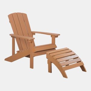 Cadeira de jardim ADIRONDACK Castanho