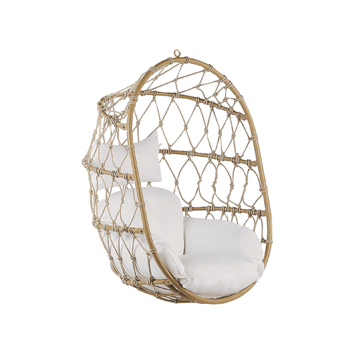 Cadeira Suspensa com Suporte ADRIA Metal Creme