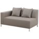 Beliani Conjunto de jardín BELIZE Beliani Conjunto de jardín BELIZE Gris Oscuro