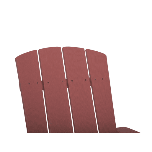 Cadeira de jardim ADIRONDACK Vermelho
