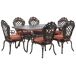 Beliani Conjunto de comedor LIZZANO Beliani Conjunto de comedor LIZZANO Marrón Medio