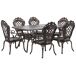 Beliani Conjunto de comedor LIZZANO Beliani Conjunto de comedor LIZZANO Marrón Medio