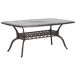 Beliani Conjunto de comedor LIZZANO Beliani Conjunto de comedor LIZZANO Marrón Medio
