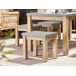 Beliani Conjunto de comedor OSTUNI Beliani Conjunto de comedor OSTUNI Gris