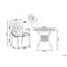 Beliani Conjunto de comedor ANCONA Beliani Conjunto de comedor ANCONA Marrón Medio