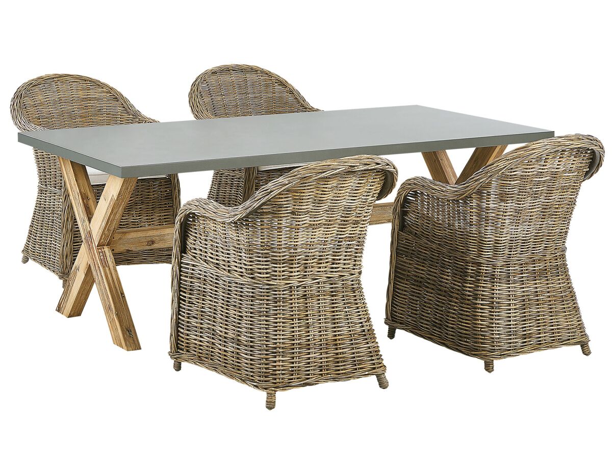 Beliani Conjunto de comedor SUSUA/OLBIA