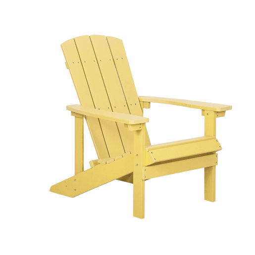 Cadeira de jardim ADIRONDACK Amarelo
