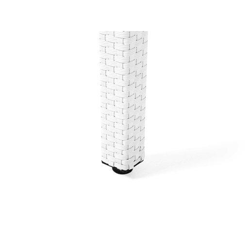 Mesa de refeição de jardim ITALY 220 cm 100 cm Vidro Branco