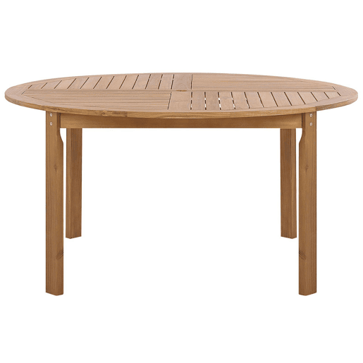 Conjunto de refeições de jardim 6 lugares TOLVE Madeira de acácia Castanho