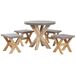 Beliani Conjunto de comedor OLBIA Beliani Conjunto de comedor OLBIA Gris