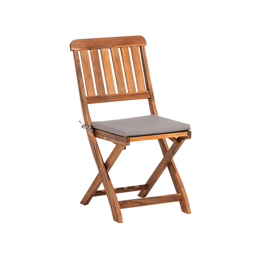 Conjunto de refeições de jardim 6 lugares CENTO com almofadas Madeira de acácia Castanho