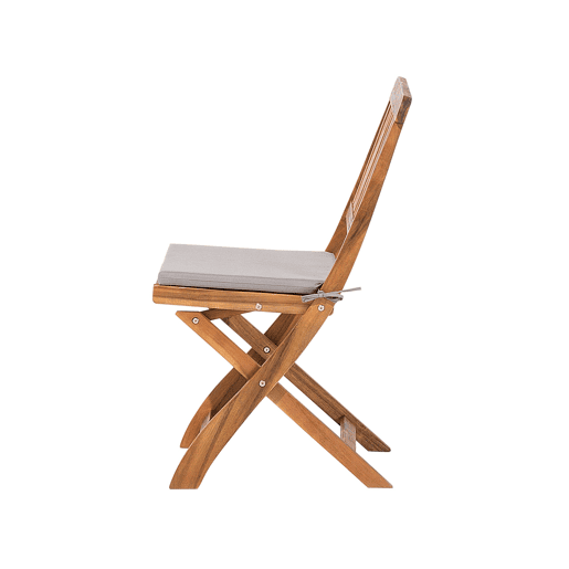 Conjunto de refeições de jardim 6 lugares CENTO com almofadas Madeira de acácia Castanho