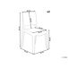 Beliani Silla para eventos WESTBRIDGE Beliani Silla para eventos WESTBRIDGE Transparente