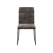 Beliani Silla de comedor NEVADA Beliani Silla de comedor NEVADA Gris Oscuro