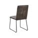 Beliani Silla de comedor NEVADA Beliani Silla de comedor NEVADA Gris Oscuro