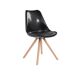 Beliani Silla de comedor DAKOTA Beliani Silla de comedor DAKOTA Negro