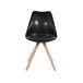 Beliani Silla de comedor DAKOTA Beliani Silla de comedor DAKOTA Negro