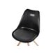Beliani Silla de comedor DAKOTA Beliani Silla de comedor DAKOTA Negro