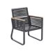 Beliani Silla de jardín CANETTO Beliani Silla de jardín CANETTO Negro