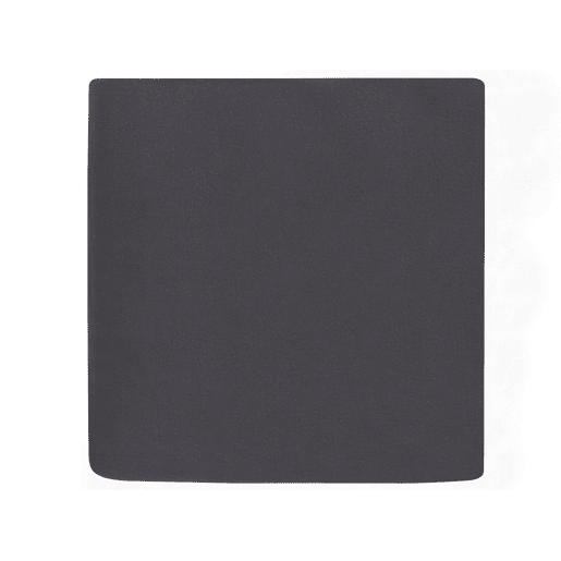 Conjunto de 2 cadeiras de jardim com almofadas CANETTO Metal Preto