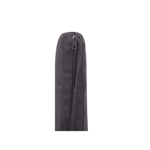 Conjunto de 2 cadeiras de jardim com almofadas CANETTO Metal Preto