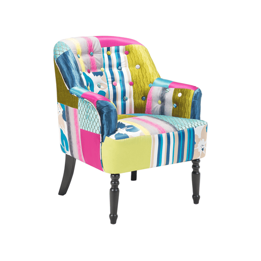 Poltrona MANDAL Tecido Multicolor Poltrona MANDAL Tecido Multicolor