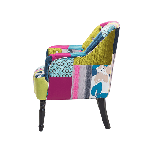 Poltrona MANDAL Tecido Multicolor Poltrona MANDAL Tecido Multicolor