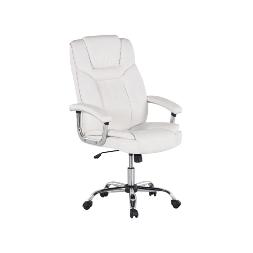 Cadeira executiva ADVANCE Pele sintética Creme claro
