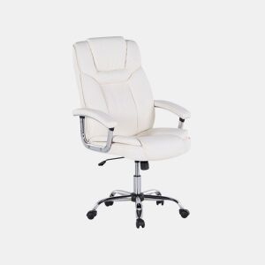 Cadeira executiva ADVANCE Pele sintética Creme claro