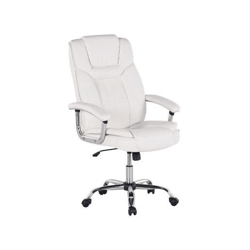 Cadeira executiva ADVANCE Pele sintética Creme claro