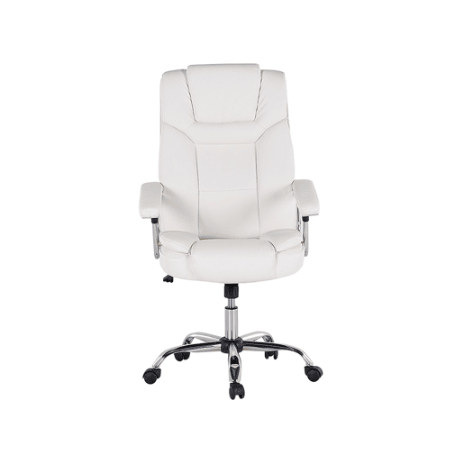 Cadeira executiva ADVANCE Pele sintética Creme claro