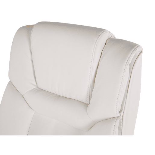 Cadeira executiva ADVANCE Pele sintética Creme claro