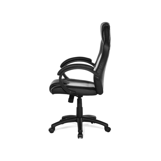 Cadeira de escritório FIGHTER Pele sintética Cinzento claro