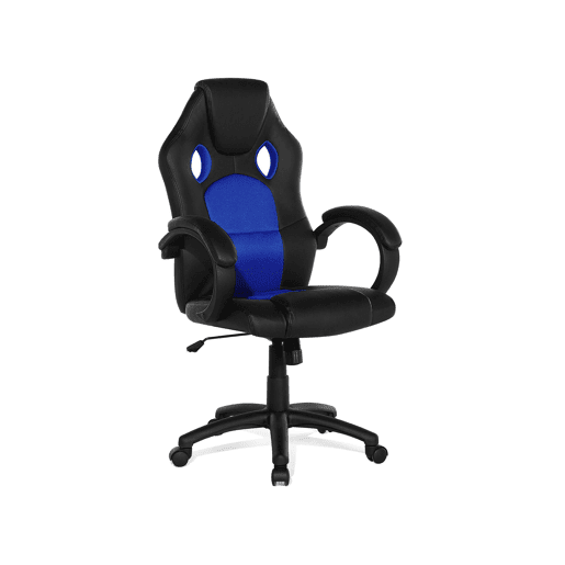 Cadeira de escritório FIGHTER Pele sintética Azul marinho