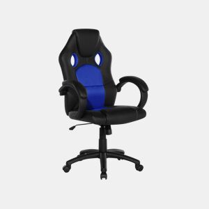 Cadeira de escritório FIGHTER Pele sintética Azul marinho