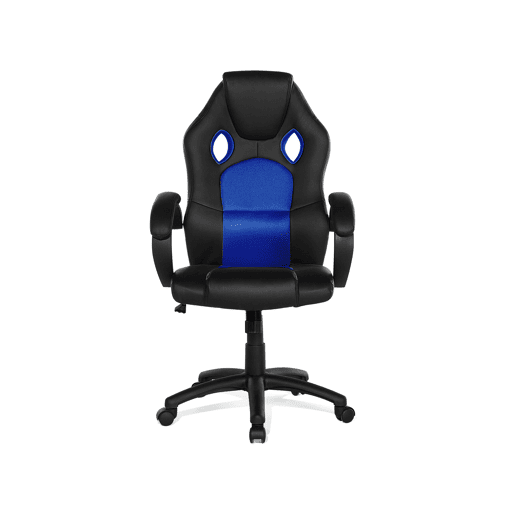 Cadeira de escritório FIGHTER Pele sintética Azul marinho