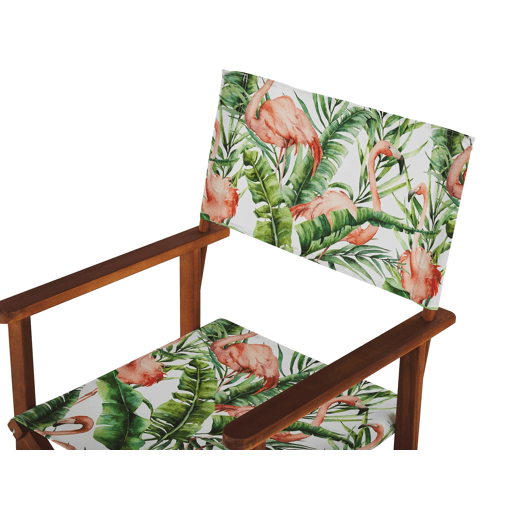 Conjunto de 2 cadeiras de jardim CINE Madeira de acácia Castanho escuro