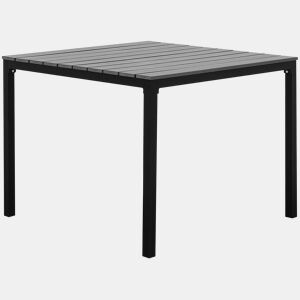 Mesa de refeição de jardim PRATO 95 cm 95 cm Cinzento