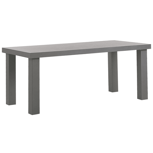Conjunto de refeições de de jardim com bancos 4 lugares TARANTO Betão Cinzento