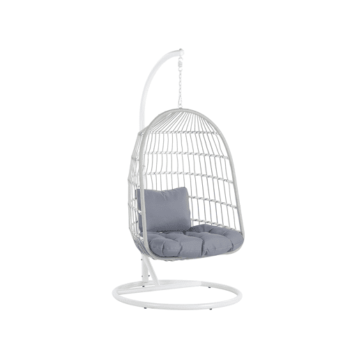 Cadeira Suspensa com Suporte ALLERA Metal Branco